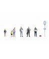 NOCH H0 15246 - Persone alla fermata dell'autobus (6 personaggi)