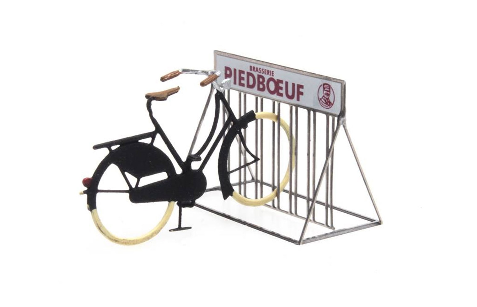 ARTITEC 387.370 – Portabicicletta Piedboeuf con bici – resina H0