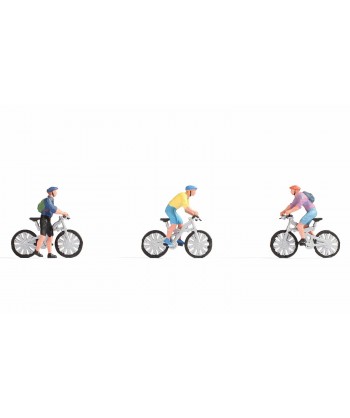 NOCH H0 15899 - Mountainbikers (3 personaggi con bici)