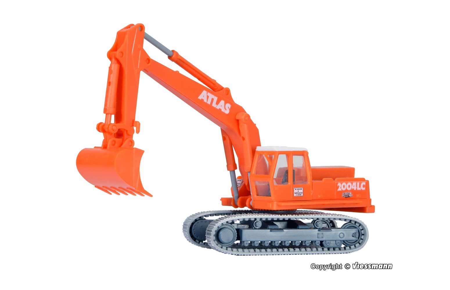 KIBRI H0 10434 ATLAS escavatore cingolato 2004 LC in kit di montaggio