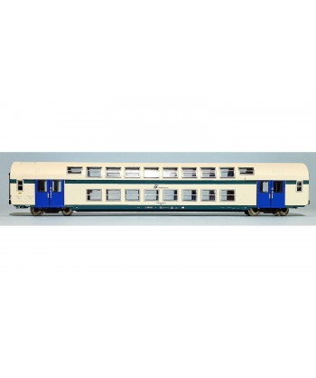 VITRAINS H0 3431 - Carrozza 2 piani "Casaralta" 2a cl. livrea XMPR, con illuminazione, FS Ep. V