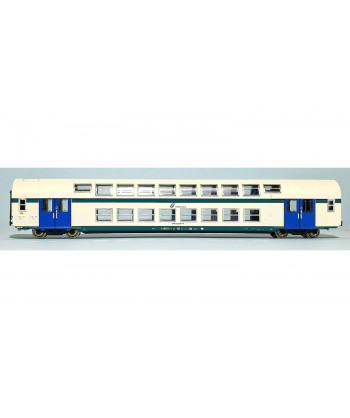 VITRAINS H0 3432 - Carrozza 2 piani "Casaralta" 2a cl. livrea XMPR, con illuminazione, FS Ep. V