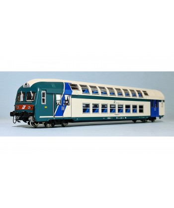 VITRAINS H0 3436 - Carrozza Pilota 2 piani "Casaralta" 2a cl. livrea XMPR, con illuminazione, FS Ep. V