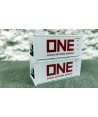 PIRATA PI12327 - Set 2 Container Da 20" Frigo "ONE" - 1:87