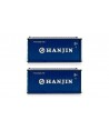 PIRATA PI12512 - Set 2 Container Da 20" "HANJIN" - 1:87