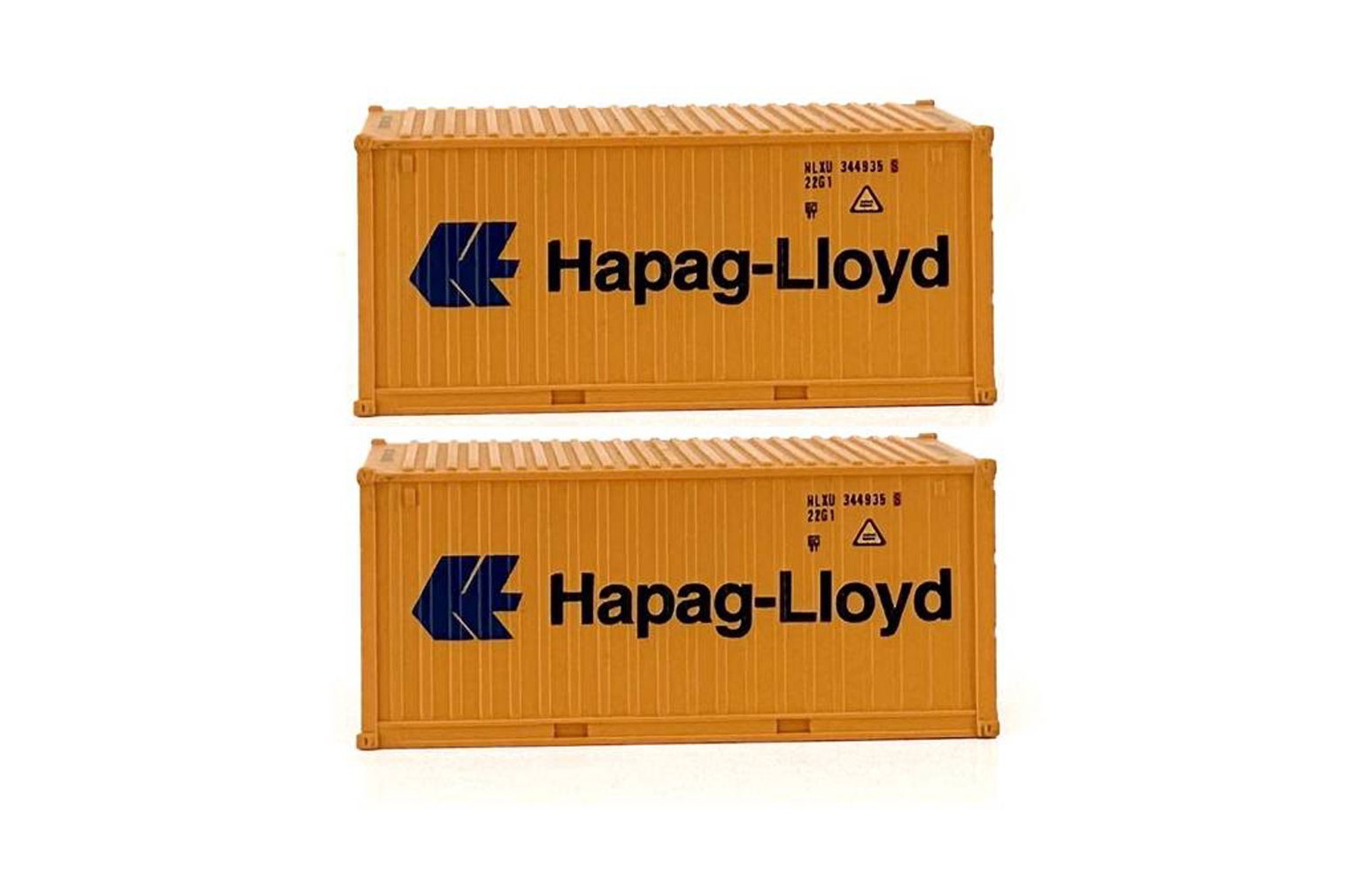 PIRATA PI12517 - Set 2 Container Da 20" "Hapag-Lloyd" - 1:87