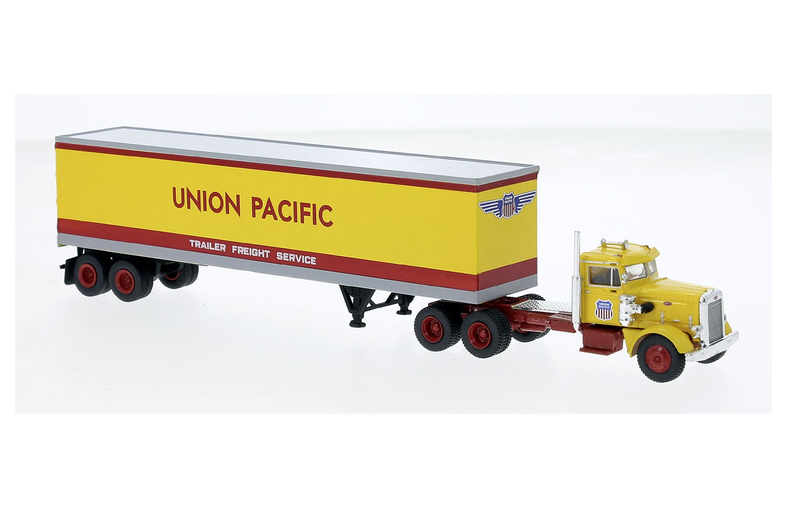 BREKINA 85765 - Peterbilt 281 con semirimorchio "Union Pacific" - 1:87