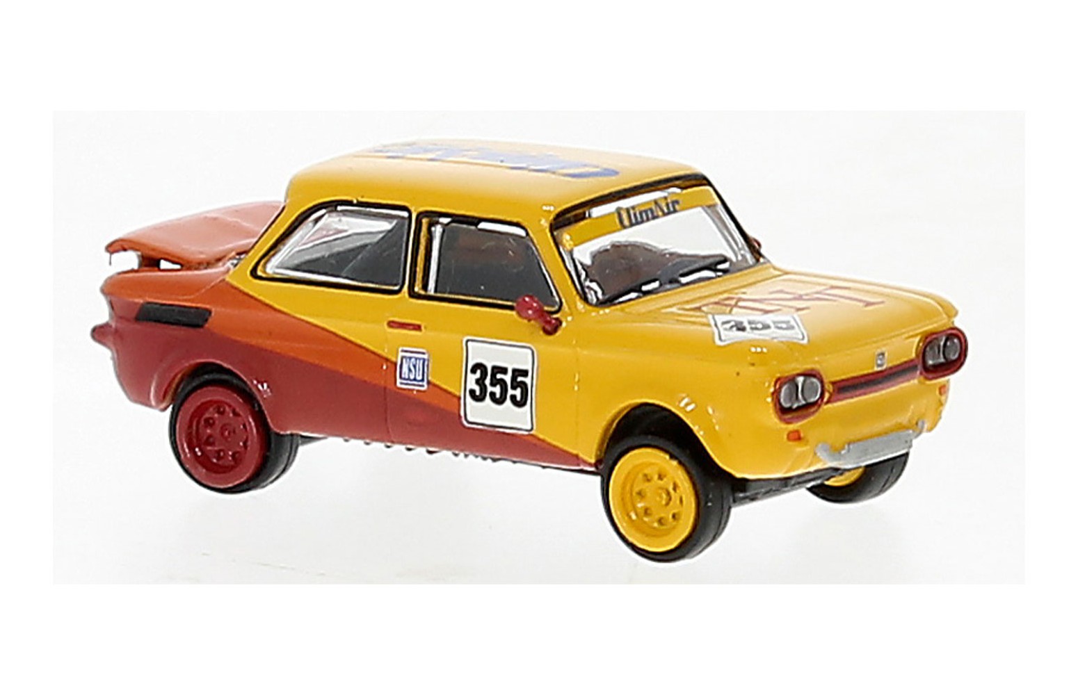 BREKINA 28255 - NSU TTS, Giallo/rosso (1966) - 1:87
