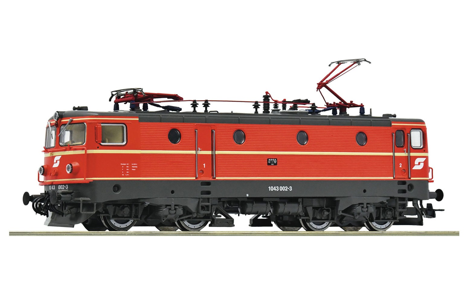 ROCO H0 7500072 Locomotiva elettrica 1043 002-3 delle ÖBB Ep. V