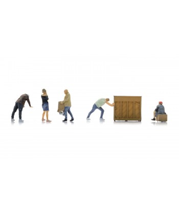 ARTITEC 5870099 - scena: traslocatori, resina H0-1:87