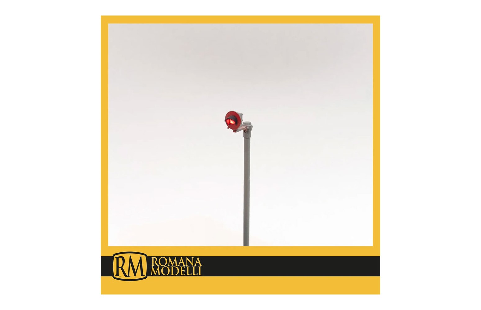 RM ROMANA MODELLI H0 50175 - Segnale di arresto per binario tronco con LED