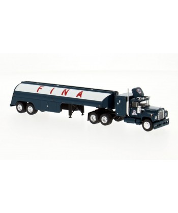 BREKINA 85810 Mack RS 700 con cisterna "FINA" - 1:87