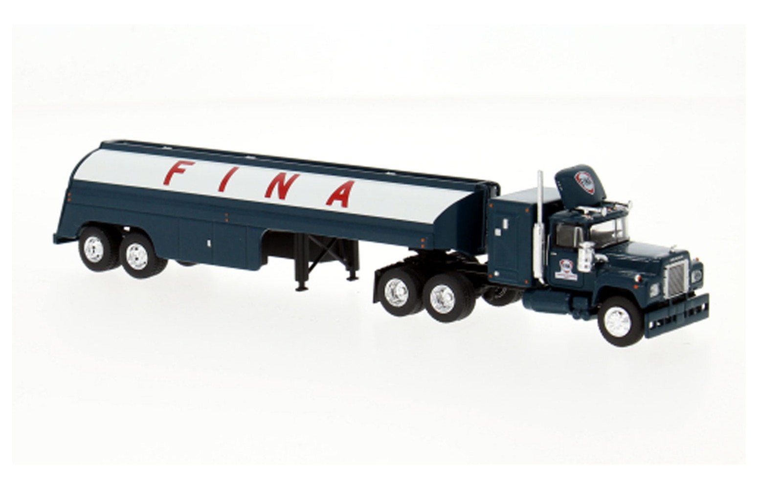 BREKINA 85810 Mack RS 700 con cisterna "FINA" - 1:87