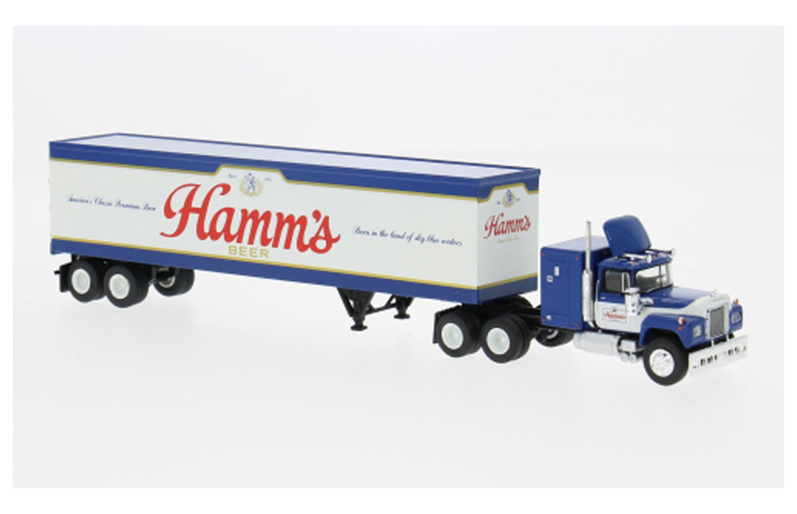 BREKINA 85811 Mack RS 700 con semirimorchio"Hamm's Beer" - 1:87