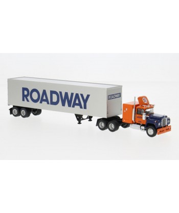 BREKINA 85813 Mack RS 700 con semirimorchio "Roadway" - 1:87