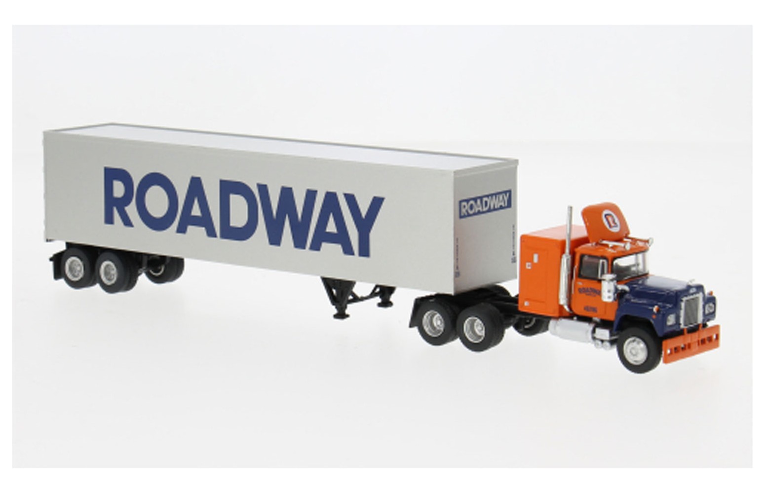 BREKINA 85813 Mack RS 700 con semirimorchio "Roadway" - 1:87