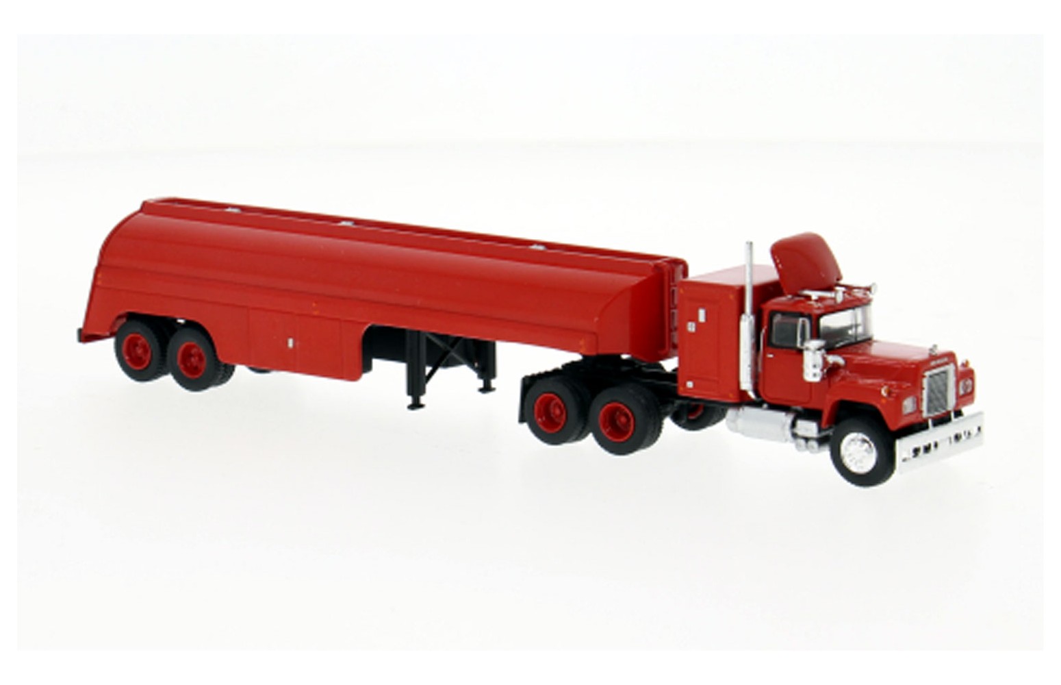 BREKINA 85814 Mack RS 700 con semirimorchio cisterna - 1:87