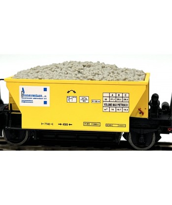 OS.KAR. H0 4360 Set di 2 carri Vfcc livrea gialla e nera dell'impresa Bonaventura Ep. V