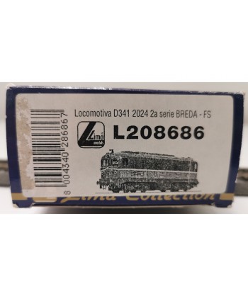LIMA H0 L208686 Locomotiva D 341 2024 2a Serie Breda - FS , seconda mano