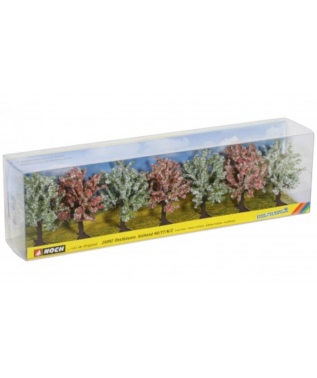 NOCH H0 25092 – set 7 alberi da frutto, fioriti (8cm)