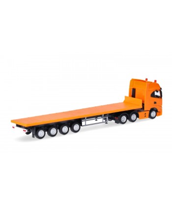 HERPA 318259 Iveco S-Way 6x2 ribassato, semirimorchio pianale - 1:87