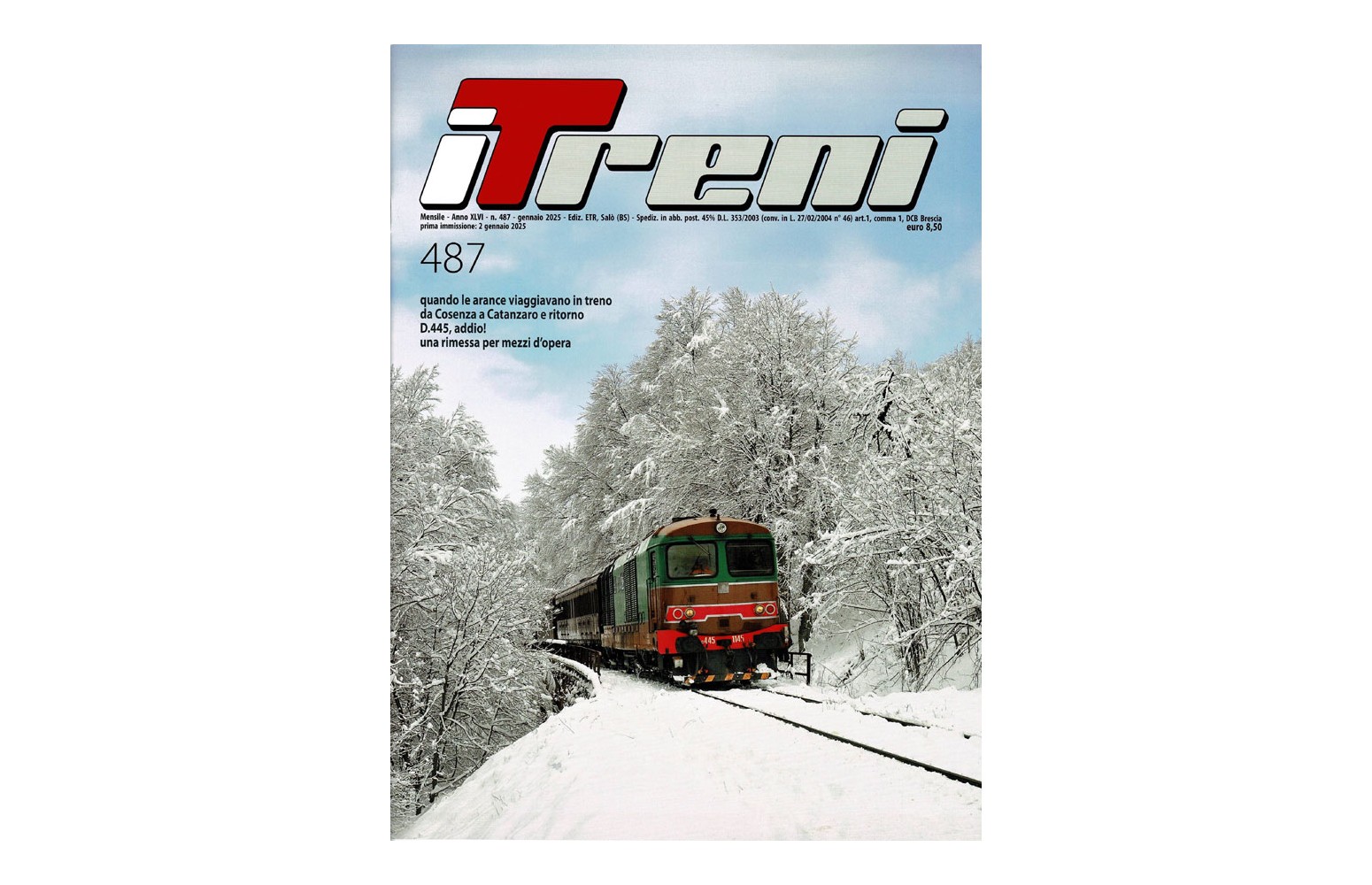 I TRENI 487 - Gennaio 2025