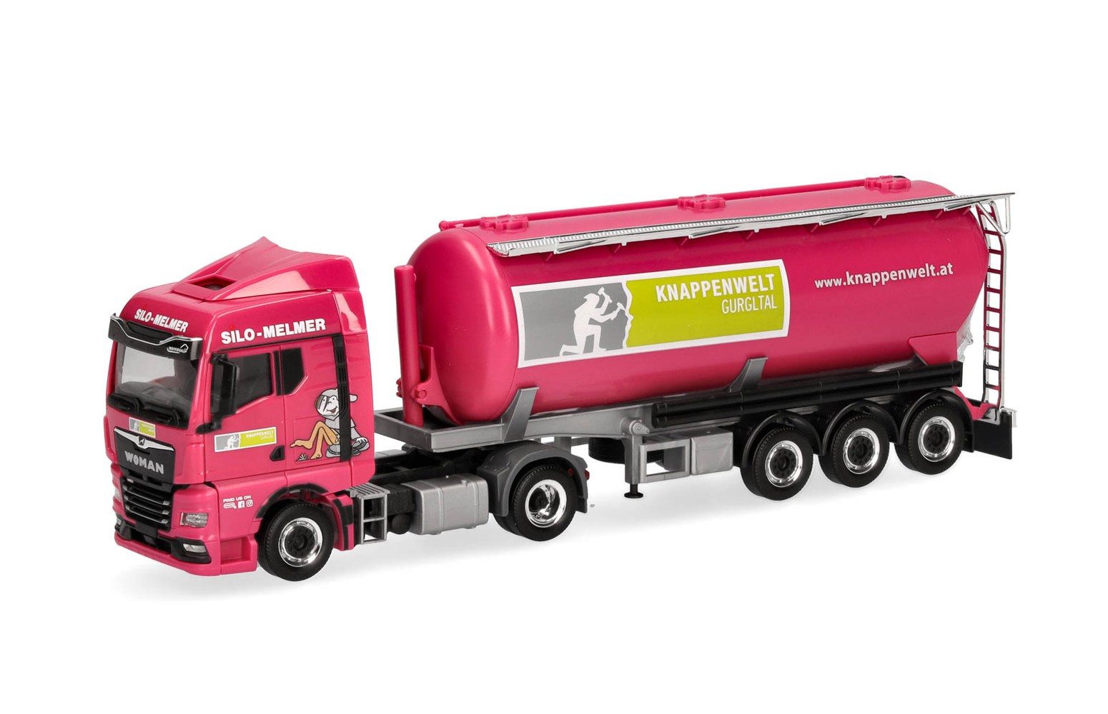 HERPA 318129 (WO)MAN TGX GM semirimorchio silo "Melmer" - 1:87