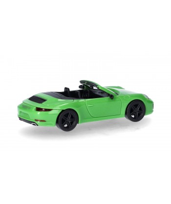 HERPA 420365 Porsche 911 (991) Carrera 2 Cabriolet, verde lucertola - 1:87