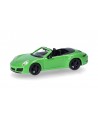 HERPA 420365 Porsche 911 (991) Carrera 2 Cabriolet, verde lucertola - 1:87