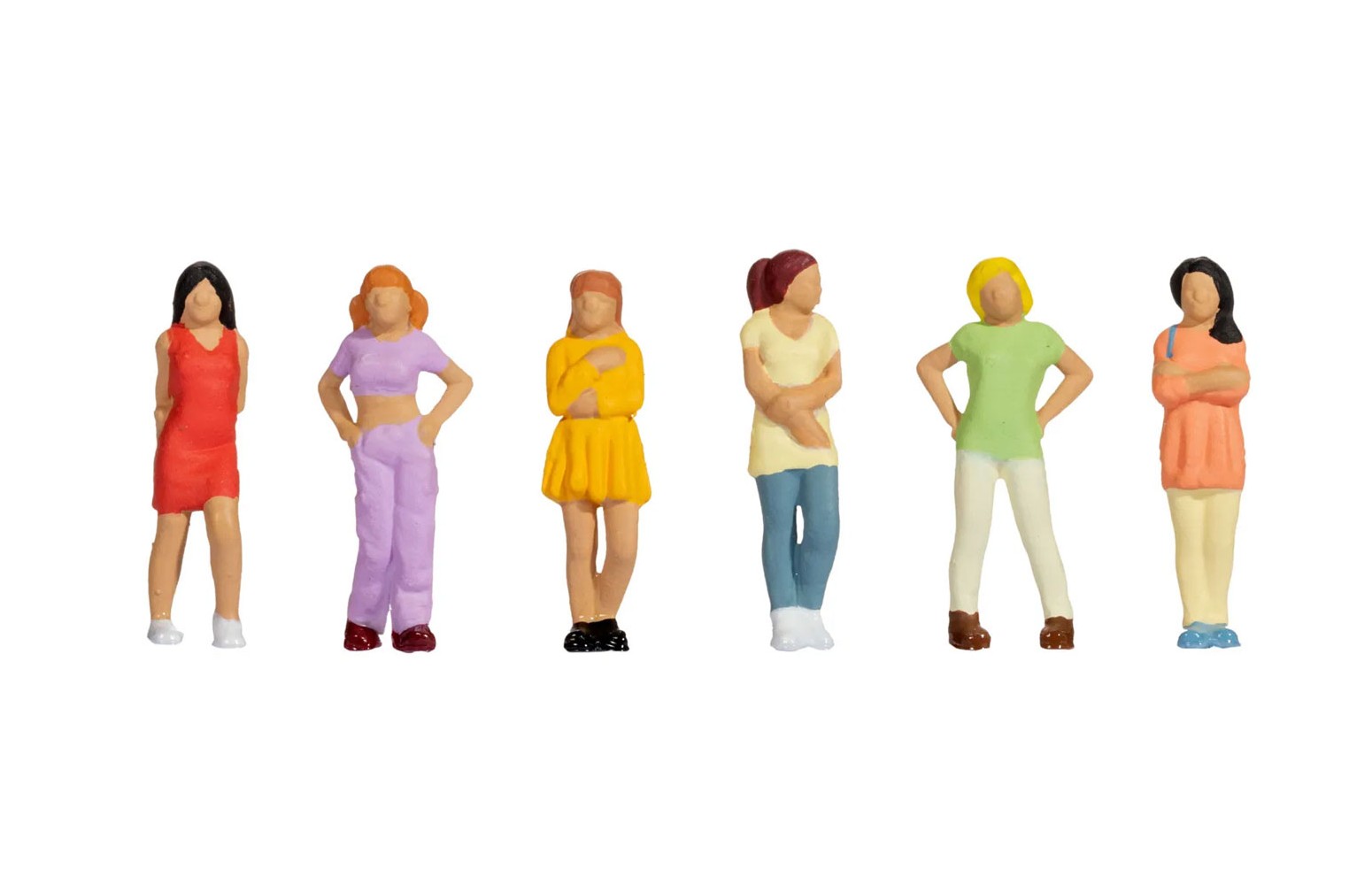NOCH H0 15517 - Ragazze teenagers (6 pz) - 1:87