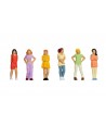 NOCH H0 15517 - Ragazze teenagers (6 pz) - 1:87