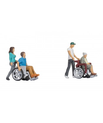 NOCH H0 15552 - Persone in carrozzella - 1:87