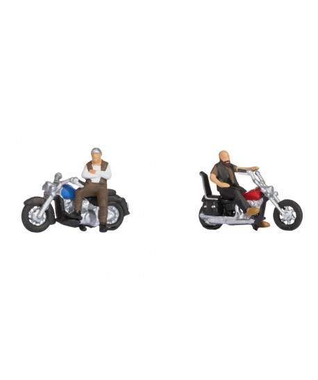 NOCH H0 15906 Motociclisti (2 personaggi con moto) - 1:87