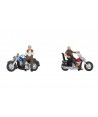 NOCH H0 15906 Motociclisti (2 personaggi con moto) - 1:87