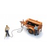 ARTITEC H0 387.611 Rimorchio compressore con martello pneumatico + 2 figure