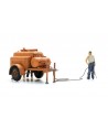 ARTITEC H0 387.611 Rimorchio compressore con martello pneumatico + 2 figure