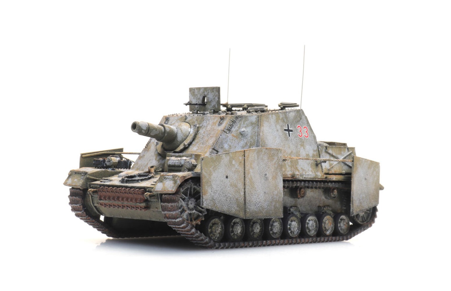ARTITEC 6870406 WM Sturmpanzer IV Brummbar Winter - H0-1:87