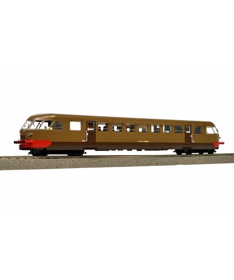 OS.KAR. H0 2056 - FS ALn 56.2038 motorizzata livrea castano isabella rosso ep. II-III