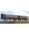 ACME H0 55328 Set due carrozze a due assi FS, Bi 35.000 e mista ABi 66.000 - Ep. III