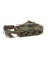 RTITEC 387.117 - UK-US M4A4 Crab, carro antisminamento, resina, H0-1:87