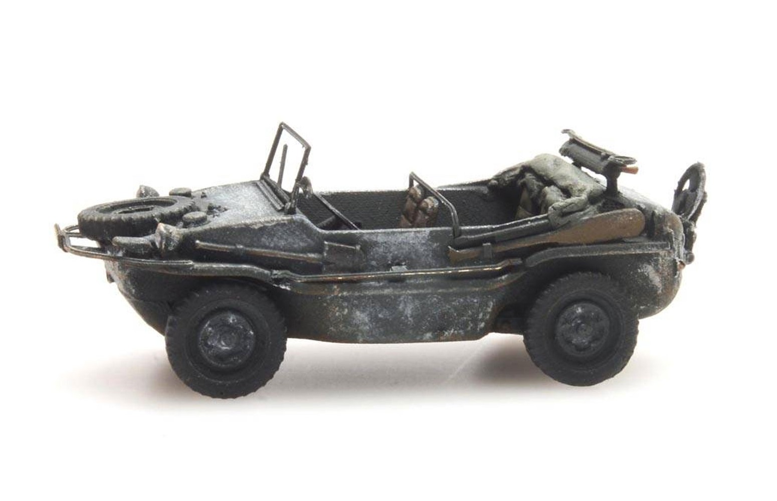 ARTITEC 6870076 - Schwimmwagen VW 166 K2s Winter, resina H0-1:87
