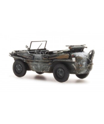 ARTITEC 6870076 - Schwimmwagen VW 166 K2s Winter, resina H0-1:87