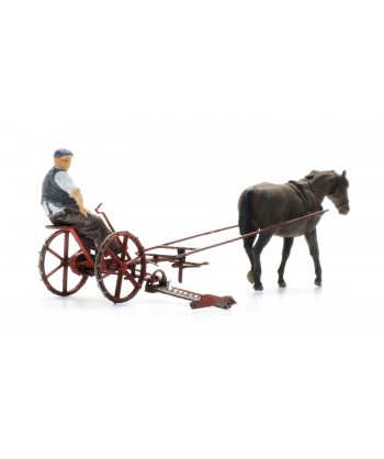 ARTITEC 387.610 - Barra falciante con cavallo + figura - H0-1:87