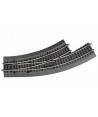 ROCO H0 42560 Deviatore curvo sinistro BWl2/3 RocoLine con massicciata