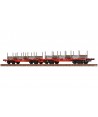 BRAWA H0 50665 - Carro pianale a carrelli Sggrrs ÖBB Ep. VI