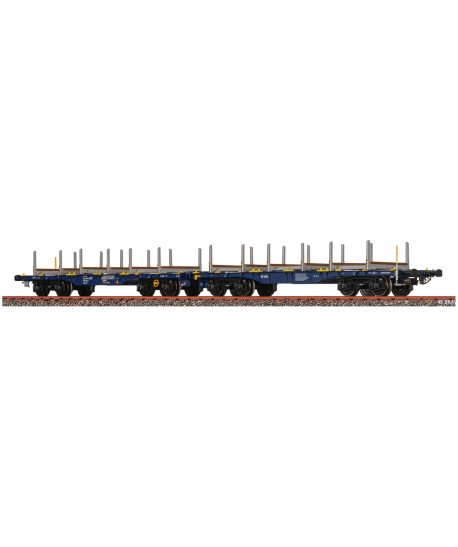 BRAWA H0 50666 - Carro pianale Bogie Sggrrs VTG - Ep. VI