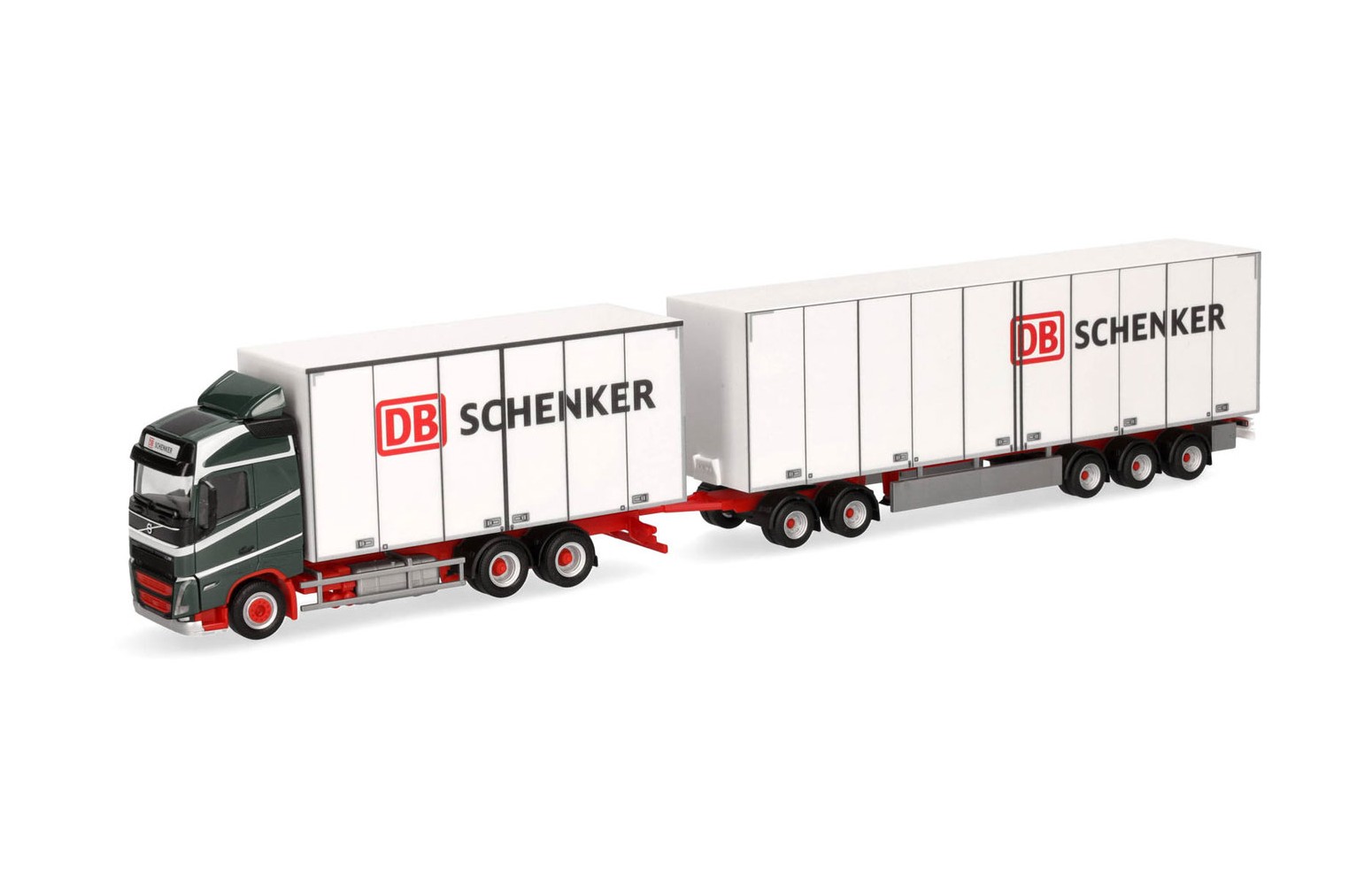 HERPA 316163 Volvo FH GL 2020 combi svedese "DB Schenker" (Svezia/Goteborg) - 1:87
