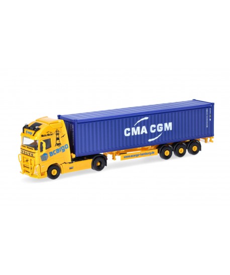 HERPA 318822 Volvo FH GL XL 2020 "Acargo/CMA-CGM" - 1:87 HERPA 318822 Volvo FH GL XL 2020 "Acargo/CMA-CGM" - 1:87
