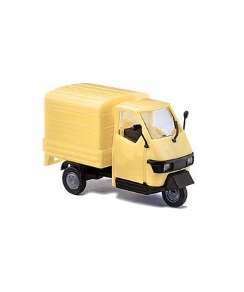 BUSCH 60206 - Ape Piaggio, giallo, in kit di montaggio - 1:87