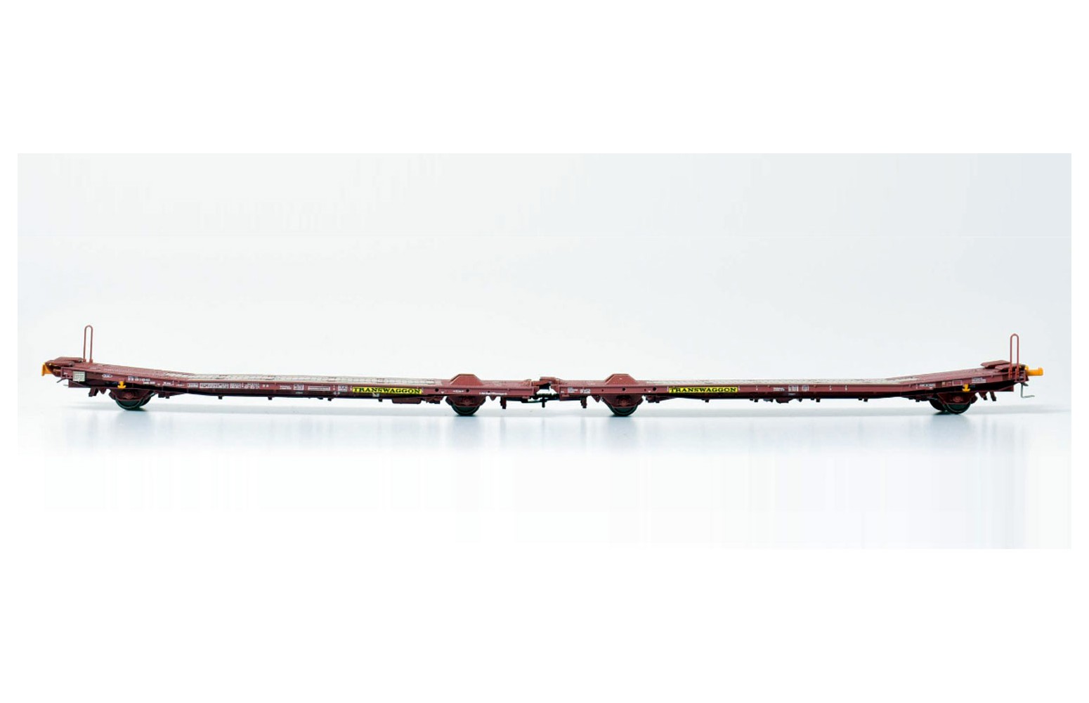 DEKAS H0 DK-873107 Carro pianale doppio Laads 800B della D-TWA, epoca V